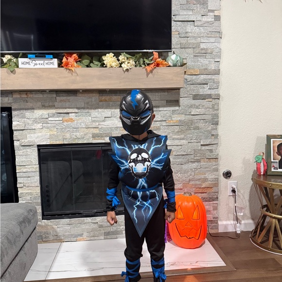 Spirit Electrified Ninja Toddler Costume - Black and Blue - Picture 2 of 2